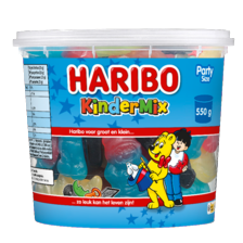 Haribo dropmix gekleurd of kindermix